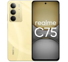 Смартфон Realme RMX3941 C75 128Gb 8Gb золотой моноблок 3G 4G 2Sim 6.72" 1080x2400 Android 14 50Mpix 802.11 a/b/g/n/ac NFC GPS GSM900/1800 GSM1900 TouchSc microSD