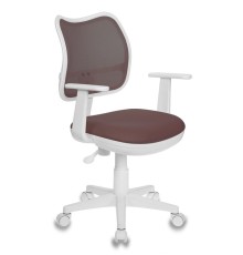 Кресло детское Бюрократ CH-W797 коричневый сиденье коричневый TW-14C сетка/ткань крестовина пластик пластик белый