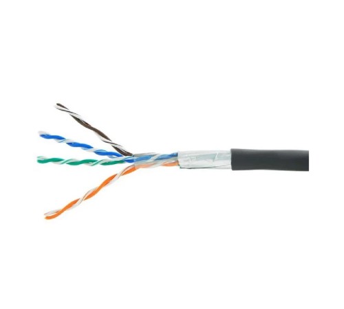 Cablexpert FPC-5051E-4-CU Кабель Cablexpert (RU) FTP indoor 4x2x0.51, медный, кат.5e, однож., 305м, box, серый