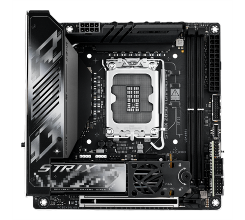 Материнская плата/ MB ASUS INTEL Z890 s1851, 2xDDR5(96GB), 1xPCIe 5.0x16, 1xLAN (2.5GbE), Wi-Fi, BT, 2xSATA 6Gb/s, 2xM.2, 2xThunderbolt 4 (USB-C), 1xUSB-C, 6xUSB 3.2, mini ITX, 90MB1IC0-M0EAY0