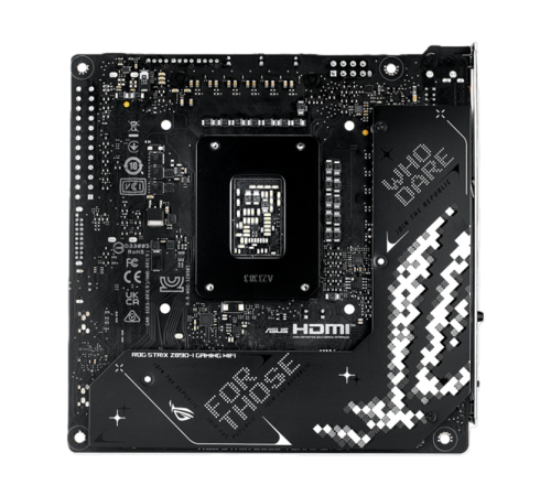 Материнская плата/ MB ASUS INTEL Z890 s1851, 2xDDR5(96GB), 1xPCIe 5.0x16, 1xLAN (2.5GbE), Wi-Fi, BT, 2xSATA 6Gb/s, 2xM.2, 2xThunderbolt 4 (USB-C), 1xUSB-C, 6xUSB 3.2, mini ITX, 90MB1IC0-M0EAY0