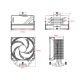 Кулер для процессора ID-COOLING FROZN A410 SE ARGB LGA1700/1200/115X/AM5/AM4 (10шт/кор, TDP 180W, PWM, 4 тепл.трубки прямого контакта, ARGB FAN 120mm, черный) RET