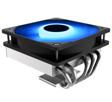 ID-COOLING IS-50 MAX RGB V3 LGA1700/1200/115X/AM5/AM4 низкопрофильный высота 77mm (27шт/кор, TDP 130W, PWM, 5 тепл.трубок, RGB FAN 120mm) BOX