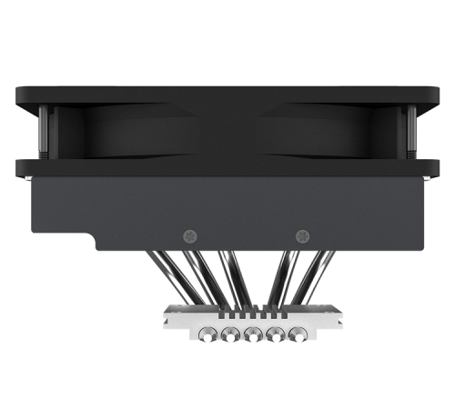 ID-COOLING IS-50 MAX RGB V3 LGA1700/1200/115X/AM5/AM4 низкопрофильный высота 77mm (27шт/кор, TDP 130W, PWM, 5 тепл.трубок, RGB FAN 120mm) BOX