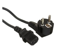 Exegate EX297790RUS Кабель питания Special PC-1,8S (Евровилка угловая Schuko->C13, 3*0.75mm2, CCA, черный, 1.8м)