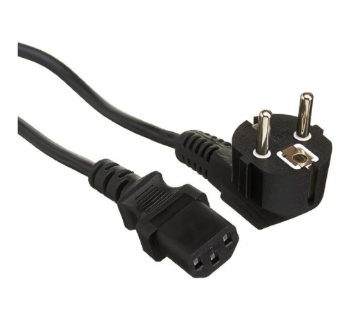 Exegate EX297802RUS Кабель питания Special PC-10S (Евровилка угловая Schuko->C13, 3*1.0mm2, CCA, черный, 10м)