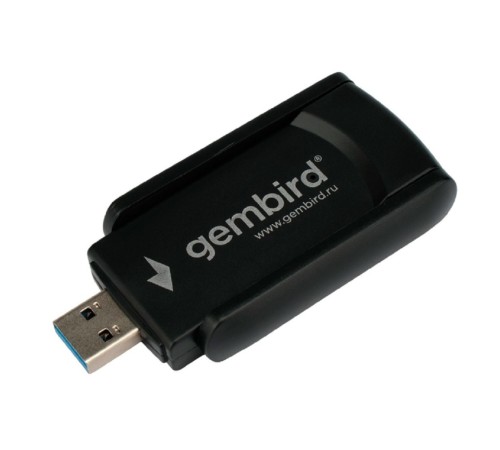 Gembird Сетевой адаптер WiFi+Bluetooth 1.3 Гбит, двухдиап. с антеннами, USB,802.11b/a/g/c/ac,RTL8822 (WNP-UA-020) Gembird Сетевой адаптер WiFi+Bluetooth 1.3 Гбит, двухдиап. с антеннами, USB,802.11b/a/g/c/ac,RTL8822 (WNP-UA-020)