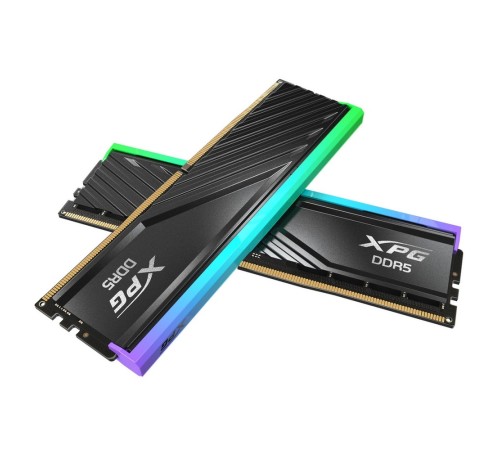 Память DDR5 2x16GB 6000MHz A-Data AX5U6000C3416G-DTLABRBK XPG Lancer RGB RTL PC5-48000 CL34 DIMM 288-pin 1.35В kit dual rank с радиатором Ret