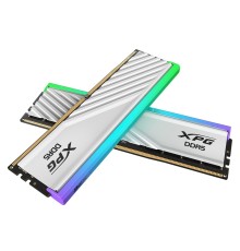 Память DDR5 2x16GB 6000MHz A-Data AX5U6000C3416G-DTLABRWH XPG Lancer RGB RTL PC5-48000 CL34 DIMM 288-pin 1.35В kit dual rank с радиатором Ret