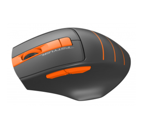 Мышь беспроводная A4Tech Fstyler FG30S grey/orange (USB, оптическая, 2000dpi, 6but, silent) (FG30S ORANGE)