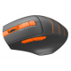 Мышь беспроводная A4Tech Fstyler FG30S grey/orange (USB, оптическая, 2000dpi, 6but, silent) (FG30S ORANGE)