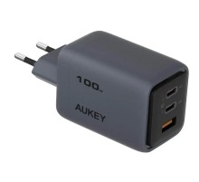 Сетевое зарядное устройство Aukey Comet Mix 100W  Gray