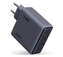 Сетевое зарядное устройство Aukey Comet Mix 140W 3C+A  Gray