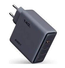 Сетевое зарядное устройство Aukey Comet Mix 140W 3C+A  Gray