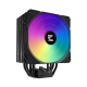 Кулер ZALMAN CNPS9X PERFORMA PLUS ARGB BLACK, 120mm FAN, 4 HEAT PIPES, 4-PIN PWM, 600-2000 RPM, 29.7DBA MAX, HYDRO BEARING, FULL SOCKET SUPPORT