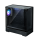 Корпус ZALMAN P40 Prism, ATX, BLACK, WINDOW, 2x3.5", 3x2.5", 1xUSB TYPE-C, 2xUSB3.0, REAR 1x120mm ARGB