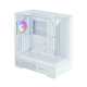 Корпус ZALMAN P40 Prism, ATX, WHITE, WINDOW, 2x3.5", 3x2.5", 1xUSB TYPE-C, 2xUSB3.0, REAR 1x120mm ARGB