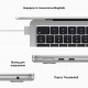 Ноутбук MACBOOK AIR M2 13" 8/256GB SILVER MLXY3LL/A APPLE