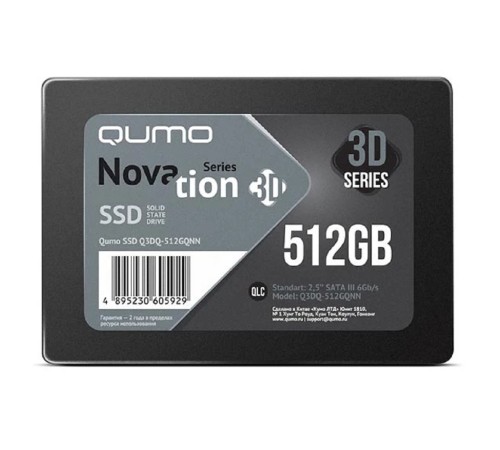 QUMO SSD 512GB QM Novation Q3DQ-512GQNN {SATA3.0}