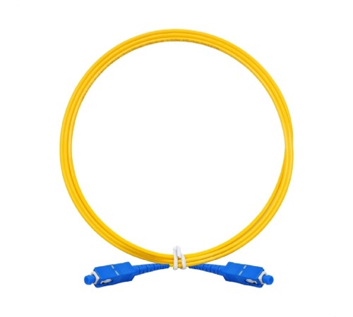 Exegate EX297922RUS Патч-корд волоконно-оптический FC-S-9-SC-SC-1M-LSZH (Шнур ВО SM 9/125 (OS2/G.652.D), SC/UPC-SC/UPC, Simplex, LSZH, 1 м)