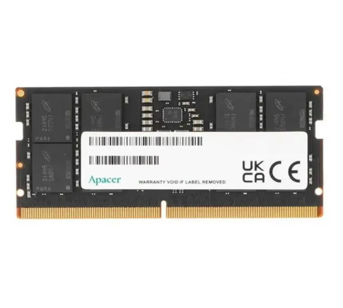 Модуль памяти Apacer DDR5  8GB  5600MHz SO-DIMM CL46 1.1V (Retail) 1024*8  3 years (AS08GHB56CVDBGH/FS.08G2C.RKH)