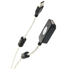 Кабель-адаптер USB2.0-repeater, удлинительный активный <Am-->Af> 20м Aopen<ACU823-20M> VCOM USB 2.0 Type-AM - USB 2.0 Type-AF 20м (ACU823-20M)