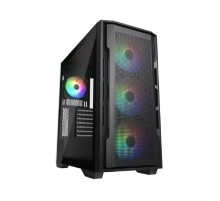 Cougar Корпус Uniface X RGB V2 Black, 4x140mm ARGB PWM Fan, ARGB PWM Fan Hub, без БП, E-ATX