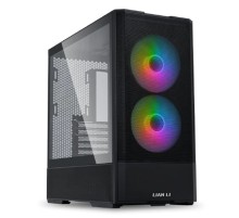 Lian Li Корпус Lancool 207 / Black / Mid-Tower, TG / 2x 140mm ARGB + 2x 120mm non LED fans inc. / G99.LAN207RX.10RS