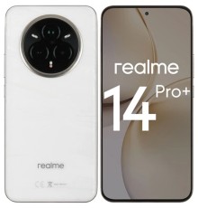 Смартфон Realme RMX5051 14 Pro+ 256Gb 8Gb белый моноблок 3G 4G 6.83" 1272x2800 Android 14 50Mpix 802.11 a/b/g/n/ac/ax NFC GPS GSM900/1800 GSM1900 TouchSc Protect
