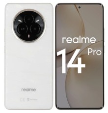 Смартфон Realme RMX5056 14 Pro 5G 512Gb 12Gb белый моноблок 3G 4G 6.77" 1080x2392 Android 14 50Mpix 802.11 a/b/g/n/ac/ax NFC GPS GSM900/1800 GSM1900 TouchSc Protect