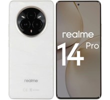 Смартфон Realme RMX5056 14 Pro 5G 256Gb 8Gb белый моноблок 3G 4G 6.77" 1080x2392 Android 14 50Mpix 802.11 a/b/g/n/ac/ax NFC GPS GSM900/1800 GSM1900 TouchSc Protect