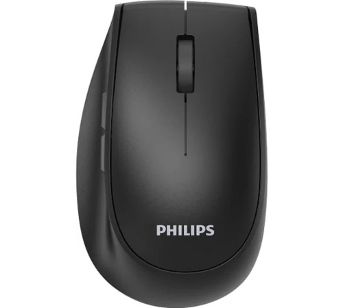 Беспроводная мышь Philips SPK7627, 2,4 GHz, Bluetooth 3.0/5.0, 5 кноп., 1600dpi, Аккамулятор, чёрный