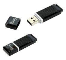 Smartbuy USB Drive 32Gb Quartz series Black SB32GBQZ-K