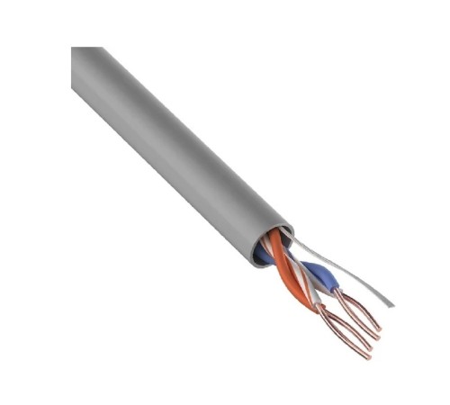 Rexant (01-0023-R ) Кабель витая пара U/UTP, CAT 5e, PVC, 2PR, 24AWG, INDOOR, SOLID, серый, 305м, РФ Rexant (01-0023-R ) Кабель витая пара U/UTP, CAT 5e, PVC, 2PR, 24AWG, INDOOR, SOLID, серый, 305м, РФ