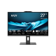 Моноблок MSI Pro AP272P 14M AiO 27" FHD(1920x1080)IPS AG Non-touch, Core i5-14400 (2.5GHz), 8Gb DDR5(1x8Gb),512GB SSD M.2, Intel UHD, WiFi,BT,camera,WirelessKB&mouse Eng/Rus,No OS,1y war-ty, Black