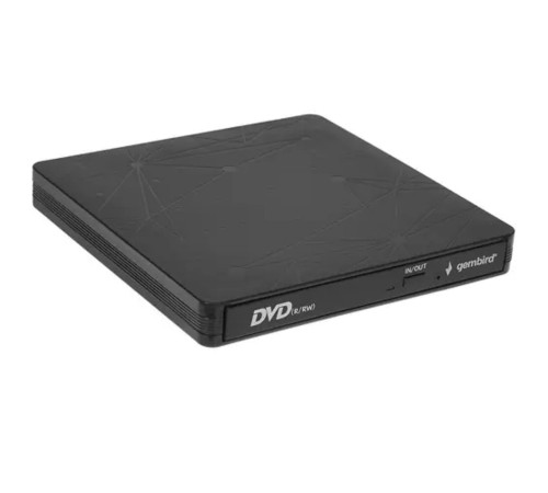 Gembird DVD-USB-03C пластик, черный