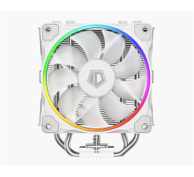 Кулер для процессора ID-COOLING SE-214-XT ZF WHITE LGA1700/1200/115X/AM5/AM4 (16шт/кор, TDP 180W, PWM, 4 тепл.трубки прямого контакта, FAN 120mm, Addressable RGB LED, белый) RET
