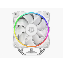 Кулер для процессора ID-COOLING SE-214-XT ZF WHITE LGA1700/1200/115X/AM5/AM4 (16шт/кор, TDP 180W, PWM, 4 тепл.трубки прямого контакта, FAN 120mm, Addressable RGB LED, белый) RET