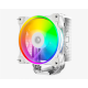 Кулер для процессора ID-COOLING SE-214-XT ZF WHITE LGA1700/1200/115X/AM5/AM4 (16шт/кор, TDP 180W, PWM, 4 тепл.трубки прямого контакта, FAN 120mm, Addressable RGB LED, белый) RET