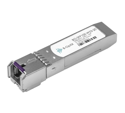 Модуль B-OptiX SFP WDM, дальность до 20км, 1550нм, 100Mb