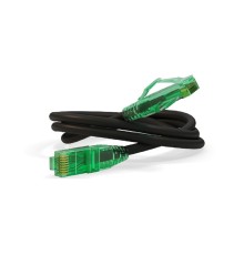 Кабельная сборка Hyperline PC-LPM-UTP-RJ45-RJ45-C6a-1M-LSZH-BK Патч-корд U/UTP, Cat.6a (100% Fluke Component Tested), 10G, LSZH, 1м, черный