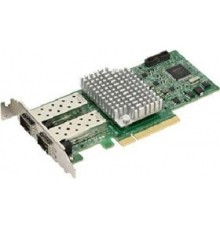 Supermicro AOC-S25G-M2S-O Плата коммуникационная SuperMicro Standard LP 25GbE SFP28, Mellanox CX4 LX
