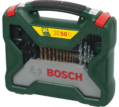 Набор принадлежностей Bosch X-Line-50 50 предметов (жесткий кейс) Набор принадлежностей Bosch X-Line-50 50 предметов (жесткий кейс)