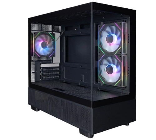 1STPLAYER MIKU Mi5 ARGB Black / mATX / 3x120mm ARGB fans / Mi5-BK-2FC7R-1FC7