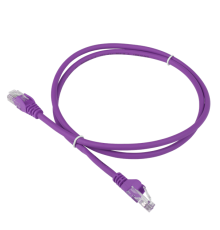 Патч-корд LANMASTER LSZH UTP кат.6, 0.5 м, фиолетовый