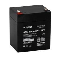 БАСТИОН RAPAN SB 12045 АКБ свинцово-кислотная тип AGM 12V 4,5Ач I зар.1,35А, ножевые клеммы (9162)