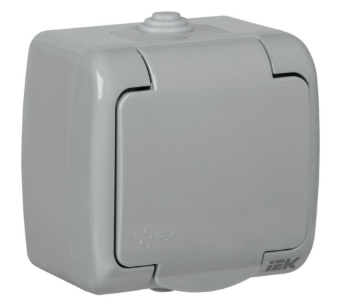 Iek ERA12-K03-16-54 РСш12-2-А Розетка 1-ая с з/к откр. уст. 16А IP54 AQUATIC Iek ERA12-K03-16-54 РСш12-2-А Розетка 1-ая с з/к откр. уст. 16А IP54 AQUATIC