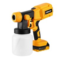 Краскопульт аккумуляторный DEKO SG20DK, 20В, 800 мл, 1x3.0Ач [083-1133]