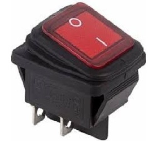 Rexant 36-2360 Выключатель клавишный 250V 15А (4с) ON-OFF красный с подсветкой ВЛАГОЗАЩИТА Rexant 36-2360 Выключатель клавишный 250V 15А (4с) ON-OFF красный с подсветкой ВЛАГОЗАЩИТА