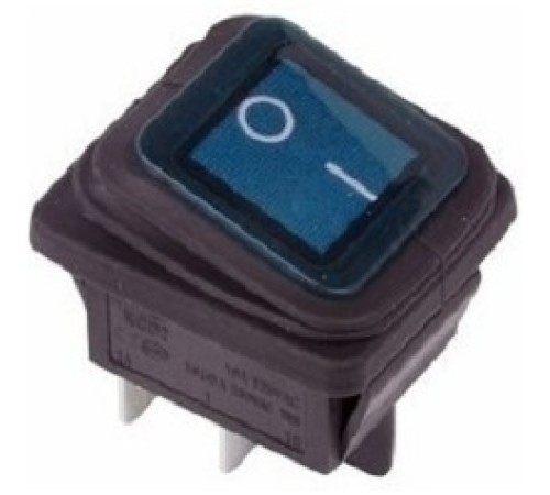 Rexant 36-2361 Выключатель клавишный 250V 15А (4с) ON-OFF синий с подсветкой ВЛАГОЗАЩИТА Rexant 36-2361 Выключатель клавишный 250V 15А (4с) ON-OFF синий с подсветкой ВЛАГОЗАЩИТА